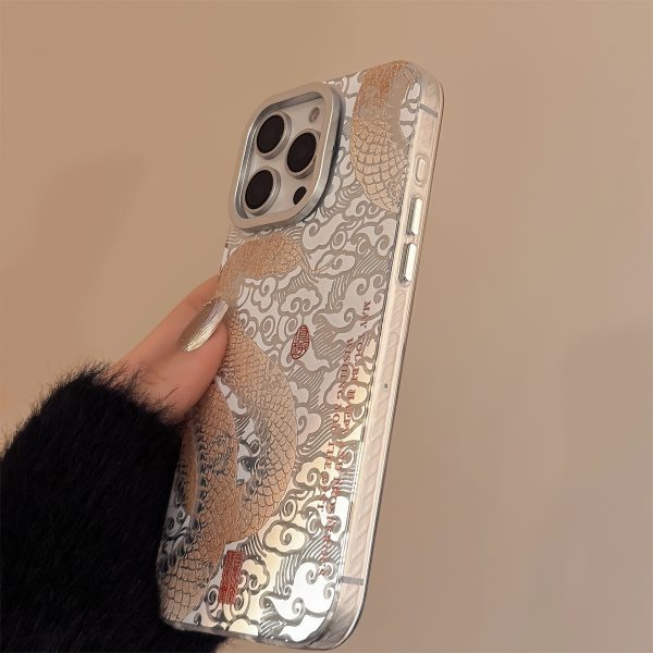 Applicable to Apple 16 mobile phone case, Year of the Snake iphone15promax Guochao mobile phone case - Image 3