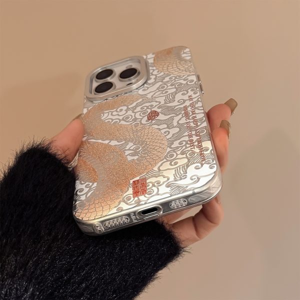 Applicable to Apple 16 mobile phone case, Year of the Snake iphone15promax Guochao mobile phone case - Image 2