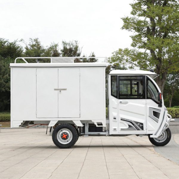 2 meters extended carriage electric tricycle, load-carrying express truck, three-wheeled electric vehicle - Image 4