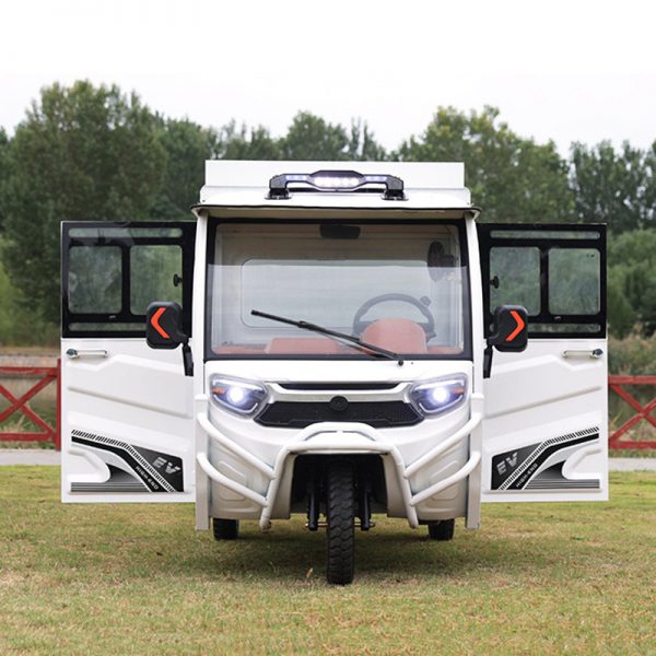 2 meters extended carriage electric tricycle, load-carrying express truck, three-wheeled electric vehicle - Image 3