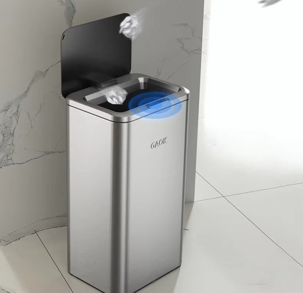 Rectangular Smart Stainless Steel Trash