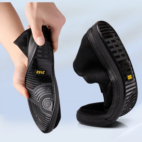 Old Beijing cloth shoes, men's breathable black cloth shoes, wear-resistant beef tendon sole cloth shoes, work shoes, driver shoes - Image 3