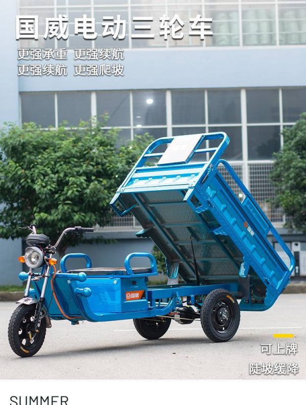 Household electric tricycles, farm tricycles for pulling goods, very cool electric tricycles - Image 5