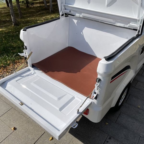 Small pickup fully enclosed electric tricycle, home cargo pickup and delivery student express electric pickup truck - Image 3