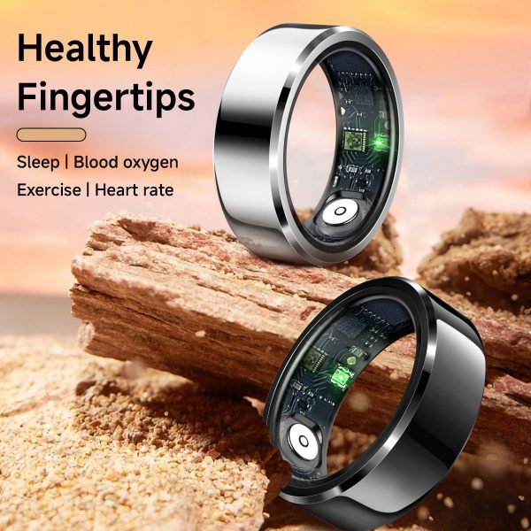 Smart ring, heart rate blood oxygen tracking ring, sleep monitoring IP68 waterproof photo exercise - Image 4